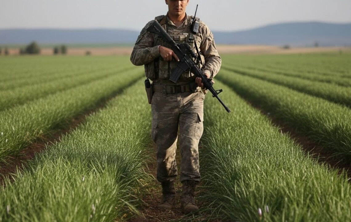 3 kilosuna daire veriliyor! Askerler tarlada nöbet tutmaya başladı