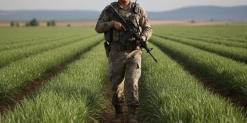 3 kilosuna daire veriliyor! Askerler tarlada nöbet tutmaya başladı