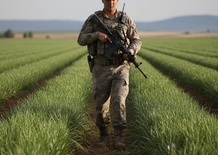 3 kilosuna daire veriliyor! Askerler tarlada nöbet tutmaya başladı