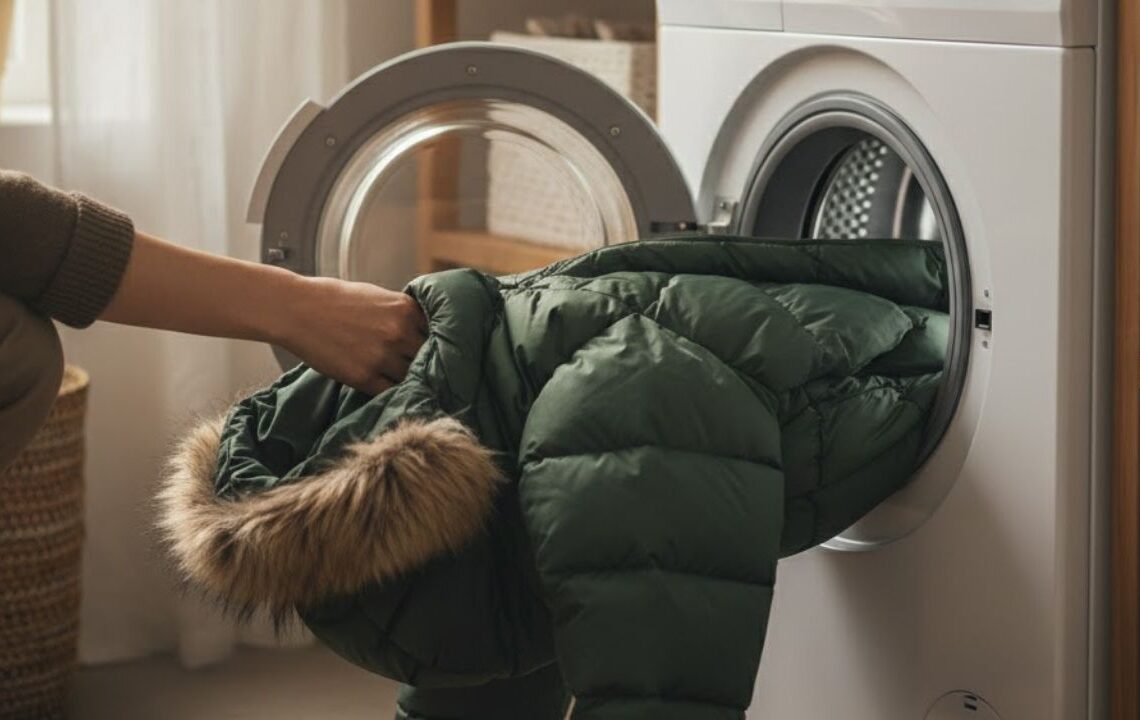 Çamaşır makinesine sadece üç damla ekleyin: Kaz tüyü montunuz yeni gibi olacak