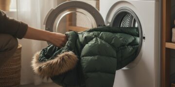Çamaşır makinesine sadece üç damla ekleyin: Kaz tüyü montunuz yeni gibi olacak