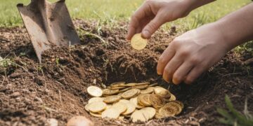 Evinin bahçesini kazarken 33,9 milyon TL değerinde altın buldu