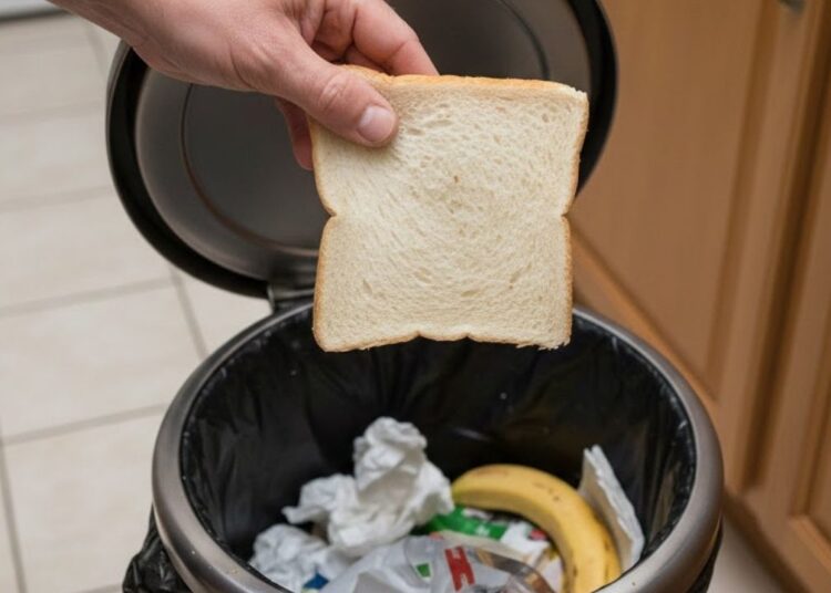 Sadece bir dilim ekmekle çöp kutunuzdaki kokulardan kurtulun