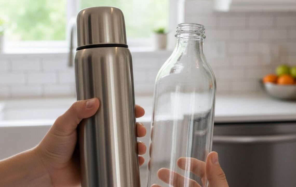 Termos ve cam şişelerdeki kireci sadece üç malzemeyle çıkarın