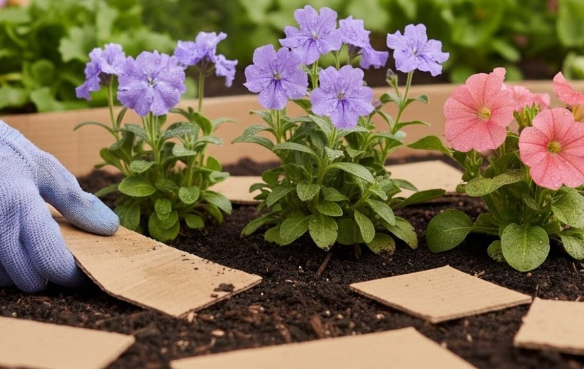 Toprağa karton serip bekletenlerin baharı erken geliyor! Çiçeklerde şaşırtan sonuç