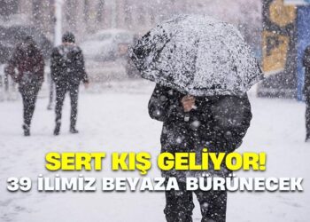 Sert kış geliyor tarih verildi! 39 ilimiz beyaza bürünecek