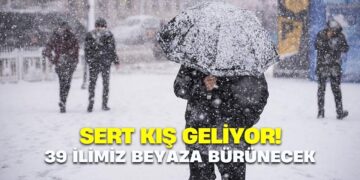 Sert kış geliyor tarih verildi! 39 ilimiz beyaza bürünecek